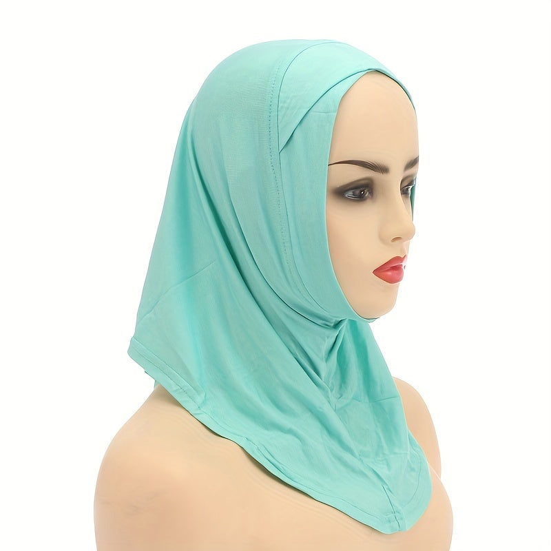 Retro Turban Headband for Women Soft Sunscreen Half Pack Hijab