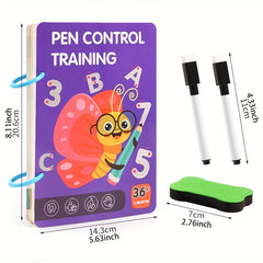 Pen Control Training Workbook for Handwriting Improvement