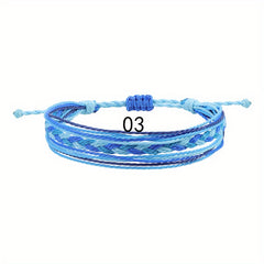 Bohemian Braided Hand Rope for Women Waterproof Bracelet