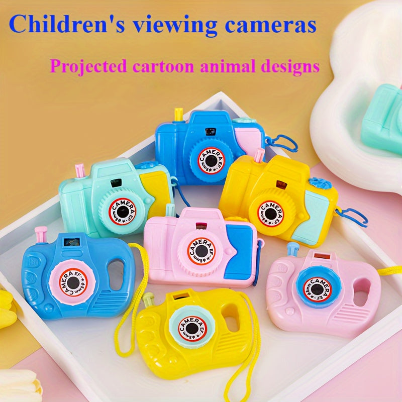 10pcs Kids' Viewing Cameras - Fun Cartoon Animal Design
