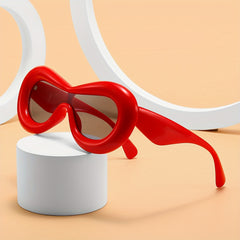 Cool Irregular Frame Men's Sunglasses for Street Photography