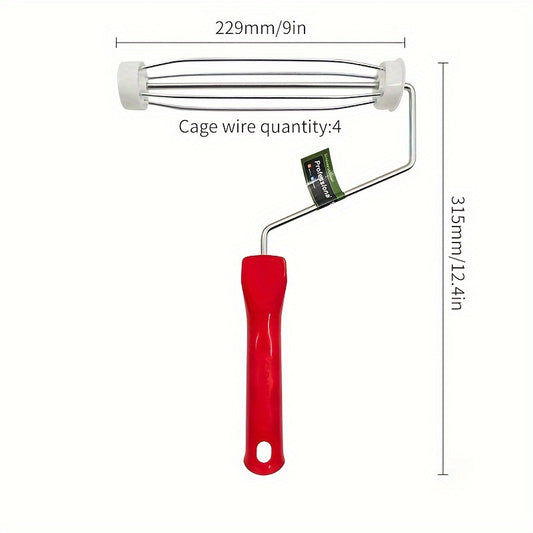 22 Cage Roller Frame T41 9 D6 Large Handle Thread Galvanized Steel