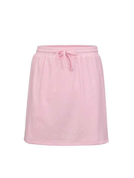 Women's Drawstring Waist Casual Sports Skirt