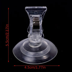 2pcs Sucker Clamp Wall Suction Cup Clip for Living Room