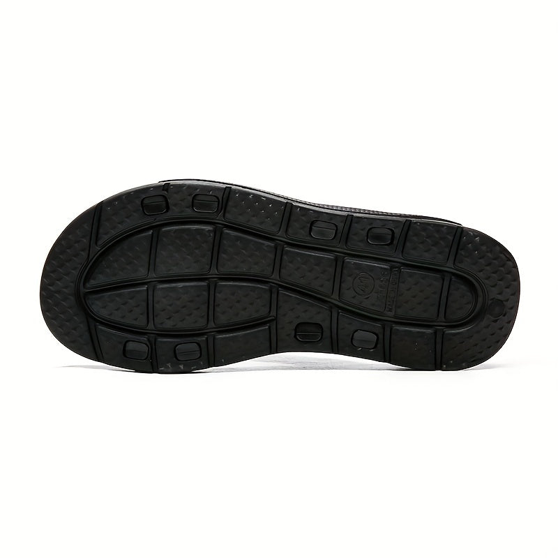 Men's Tiger Head Print Slides Casual Non Slip Slippers Sandals