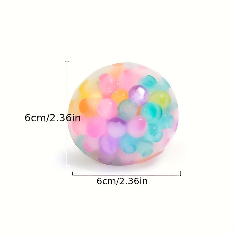 Rainbow Water Bead Grape Balls Stress Relief Toy
