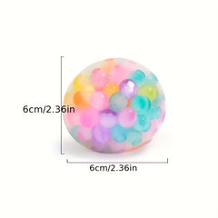 Rainbow Water Bead Grape Balls Stress Relief Toy