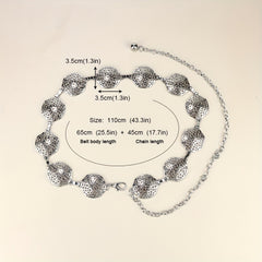 Boho Waist Chain Hollow Out Girdle Beach Dress Accessory