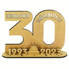 Digital Wooden Ornaments for Birthday Party
