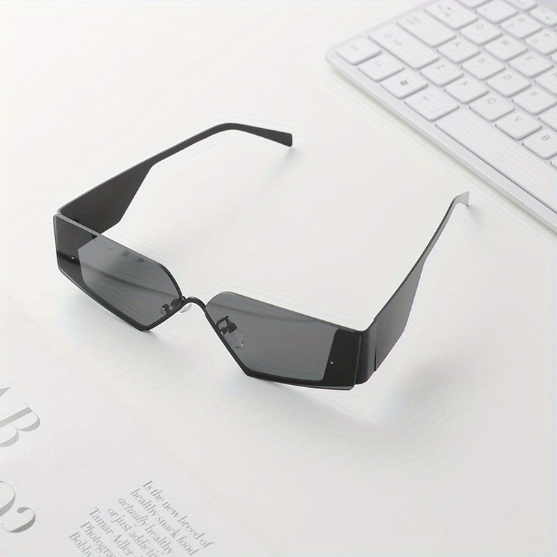 Men's Rimless UV Protection Sports Sunglasses for Cycling Travel Fishing