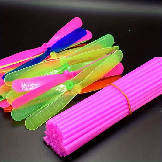 20-100 Plastic Dragonfly Toys for Kids, Assorted Colors