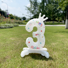 DIY Number Balloon for Birthday Party Decorations