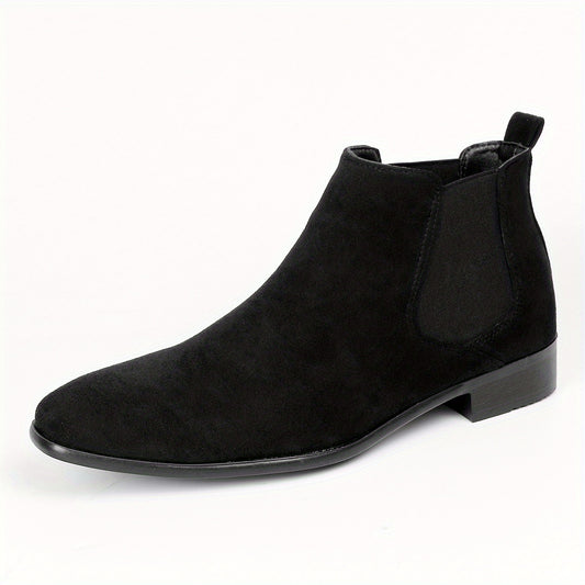 Men's Chelsea Boots Dress Casual Ankle Boots Slip On Shoes For Camping