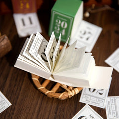 Mini Calendar Book 366 Sheet Tearable Calendar DIY Journal Planner Decoration