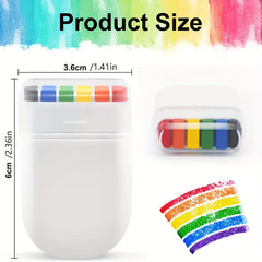 Rainbow Stripe Face Graffiti Pen for Pride Celebration