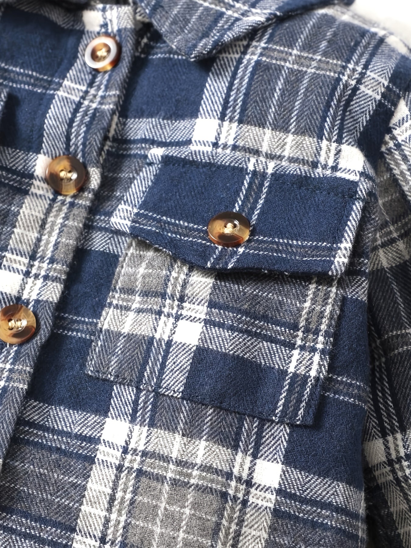 Boys Plaid Flannel Shirts Long Sleeve Button Down - Spring Fall Outwear