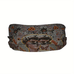 Cartoon Print Sports Headband Sweat Wicking Stretchy Breathable Polyester