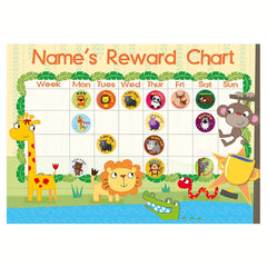500pcs Animal Reward Adhesive Label Sticker