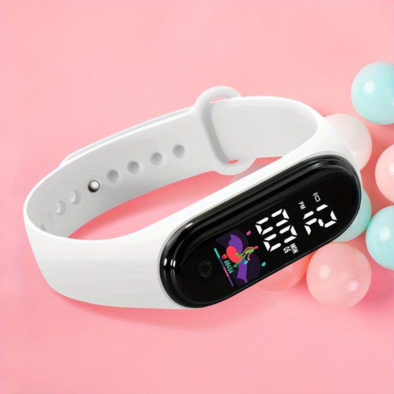 Touch Screen Tracker Silicone Sports Watch for Kids