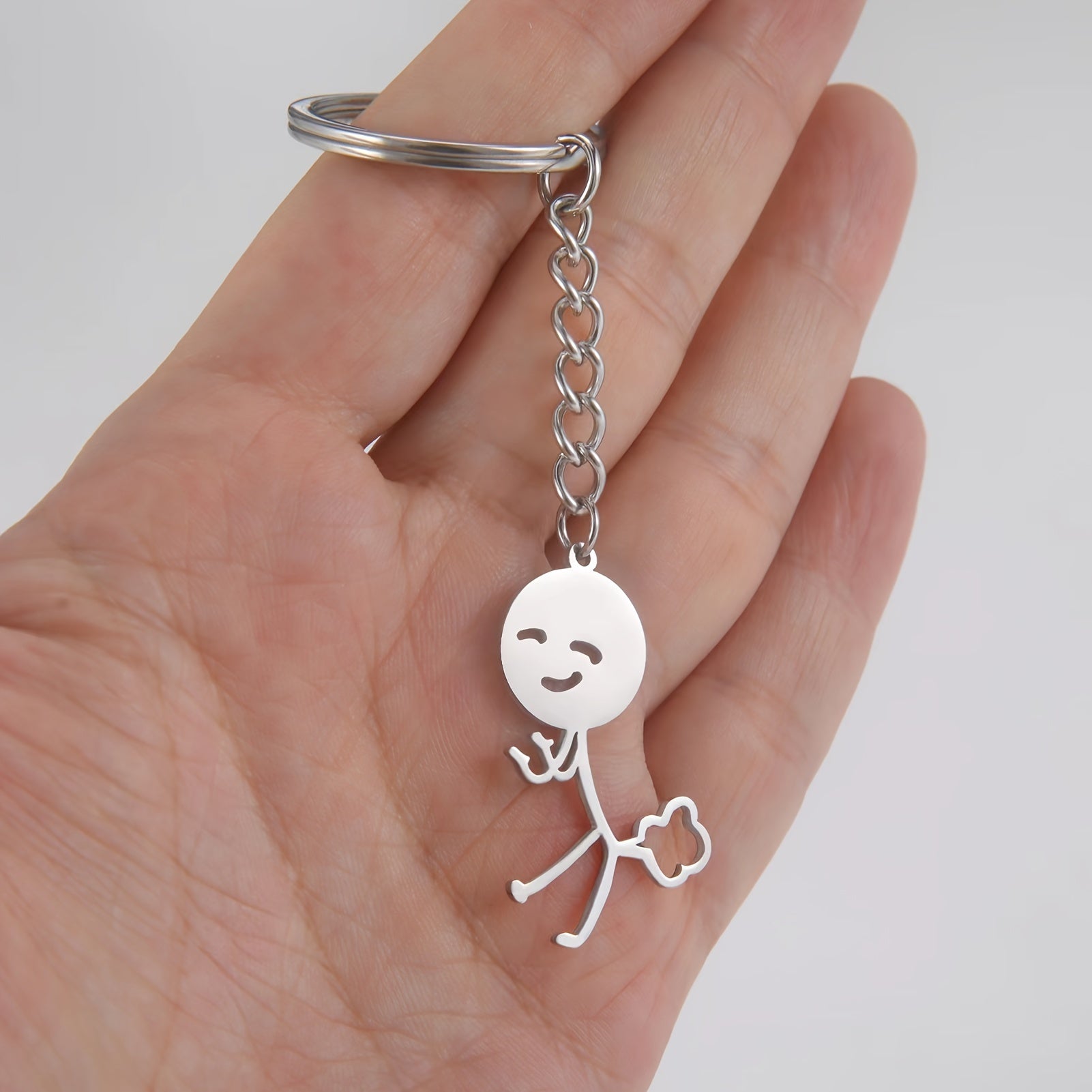 Funny Pendant Keychain Decoration for Car Keys Backpacks Wallets
