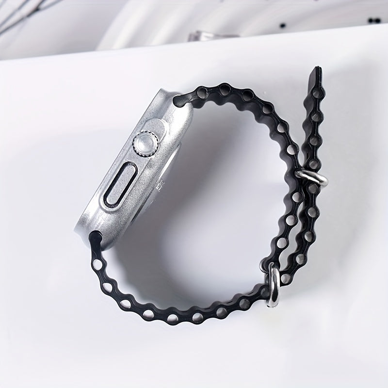 S8 Sports Electronic Watch with Silicone Strap - Date Time LED