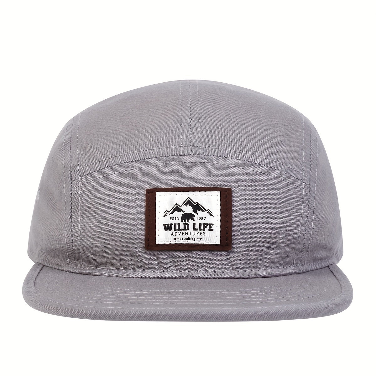 Wild Life Label Baseball Cap Solid Unisex Dad Hats