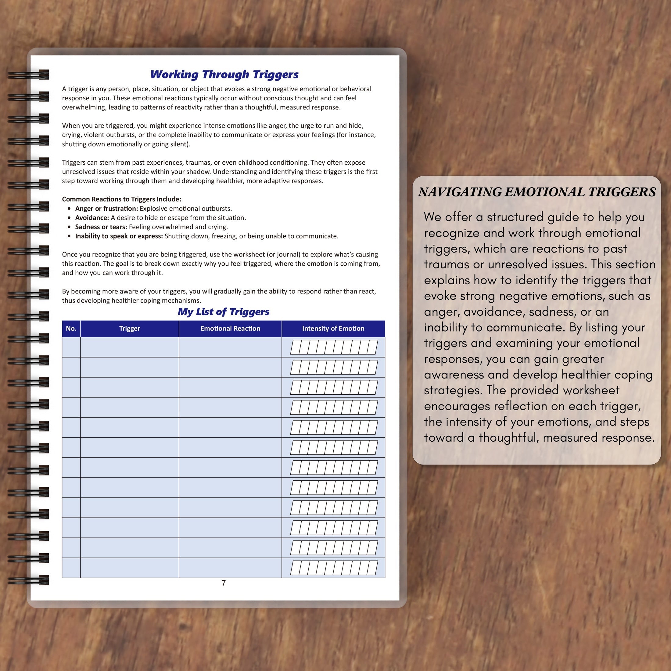 Inner Healing & Self Embrace Shadow Work Journal