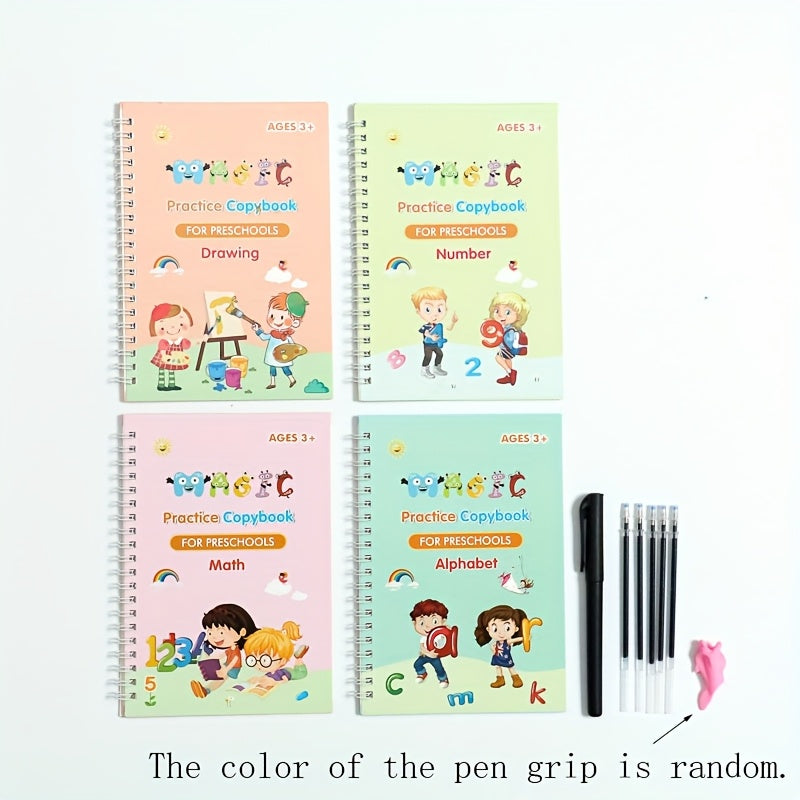AOUDAI Reusable FDMD Drawing Practice Books for Kids - 11 Holiday Activities