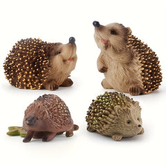 Hedgehog Model Set Spike Toy Desktop Ornament Collection