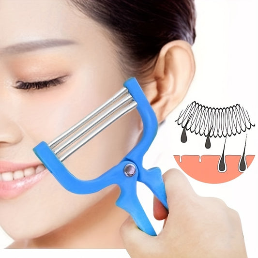 3-Layer Spring Thread Depilator & Hair Removal Cream for Flawless Facial Look