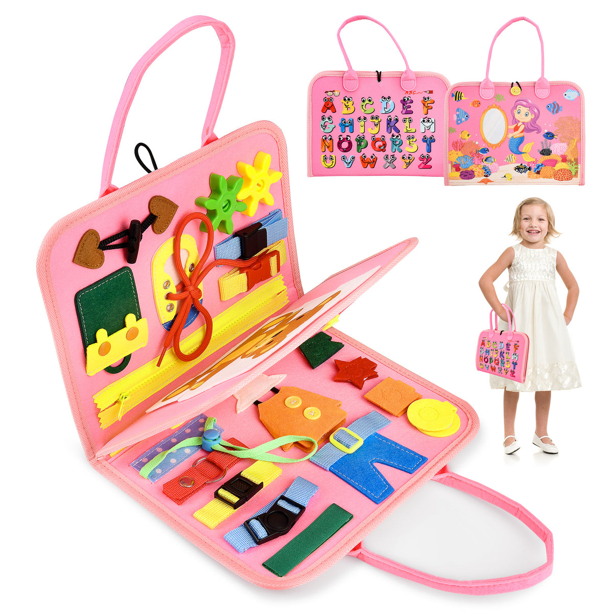 Busy Board Sensory Activity Game Toy