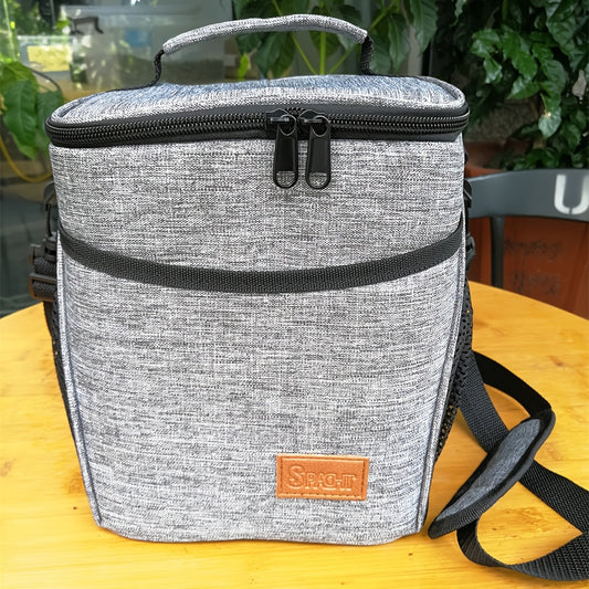 Men's Waterproof Thermal Lunch Bag Outdoor Picnic Lunch Box