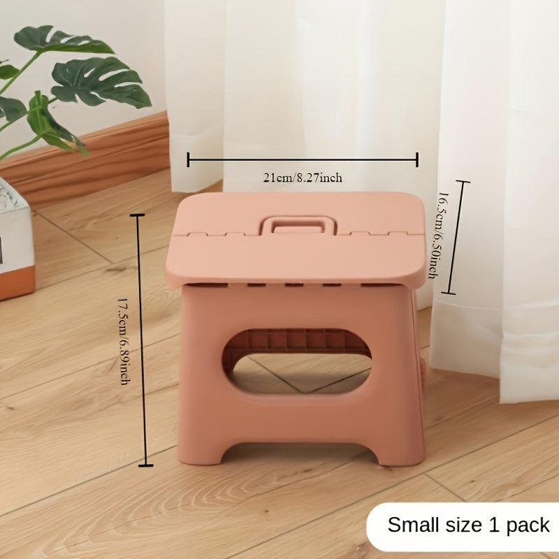 Portable Plastic Folding Stool Fishing Hiking Camping