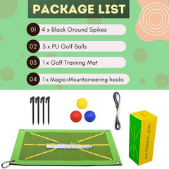Golf Training Mat For Swing Detection & Analysis