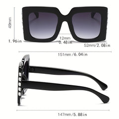 Y2K Square Sunglasses - Jelly Block Anti Glare Glasses UV400