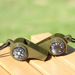 3 In 1 Multifunctional Whistle Compass Thermometers