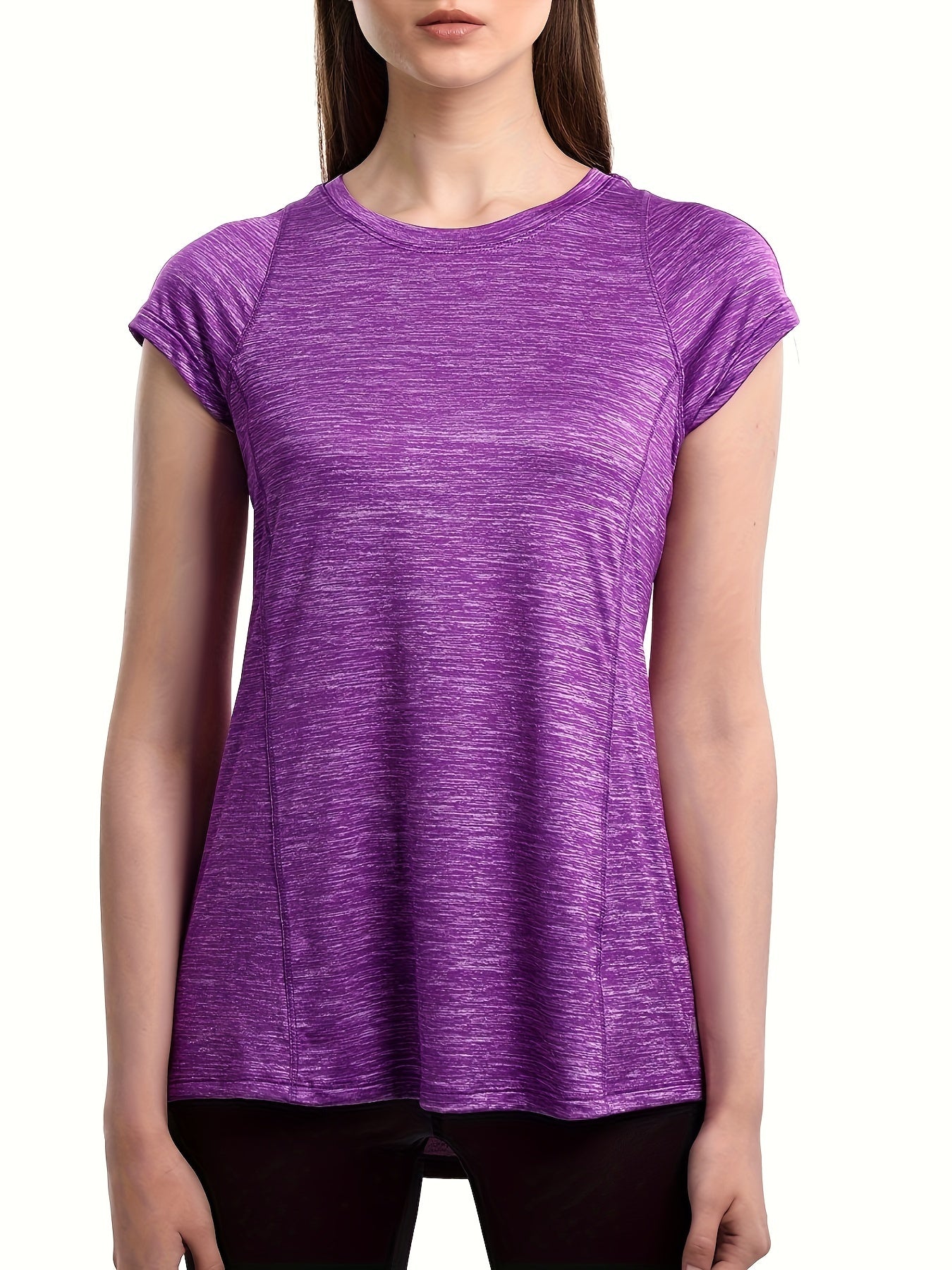 Quick Dry Sports T-shirt Round Neck Running Top