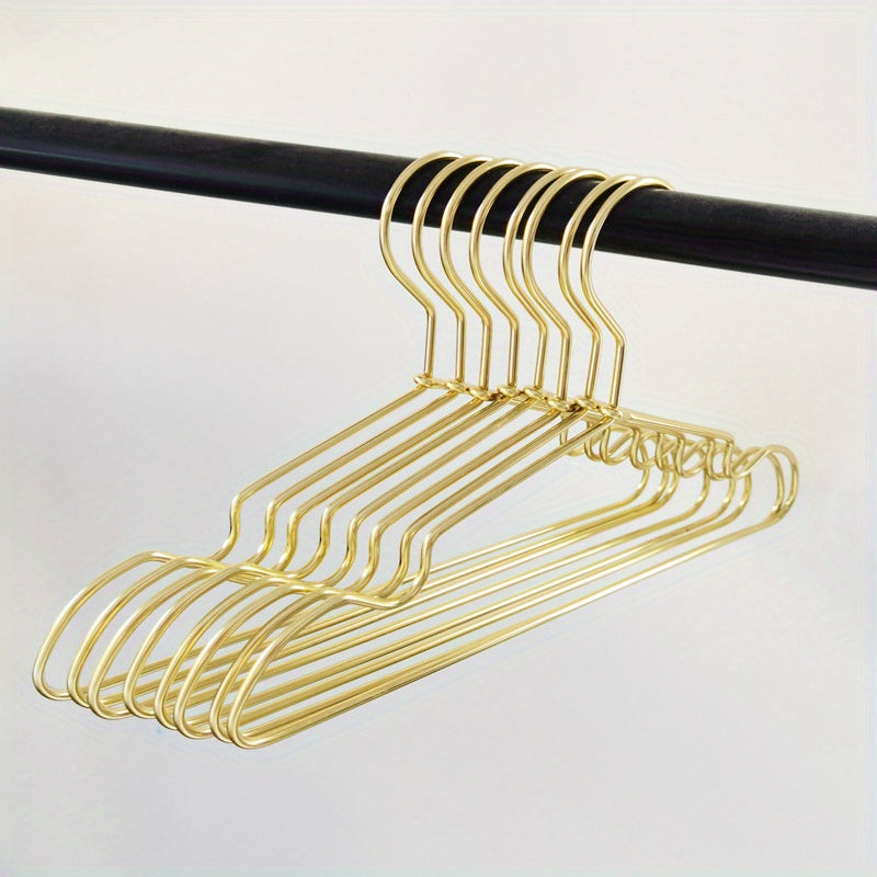 10pcs Aluminum Non-slip Hanger, Non-marking, Space-saving Design