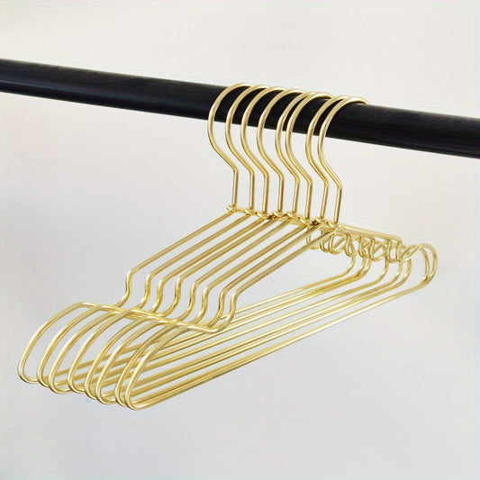10pcs Aluminum Non-slip Hanger, Non-marking, Space-saving Design