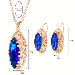 Zircon Clover Pattern Jewelry Set for Women