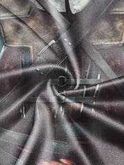Vintage Graphic Novel T-Shirt for Men Casual Breathable Stretchy Tee