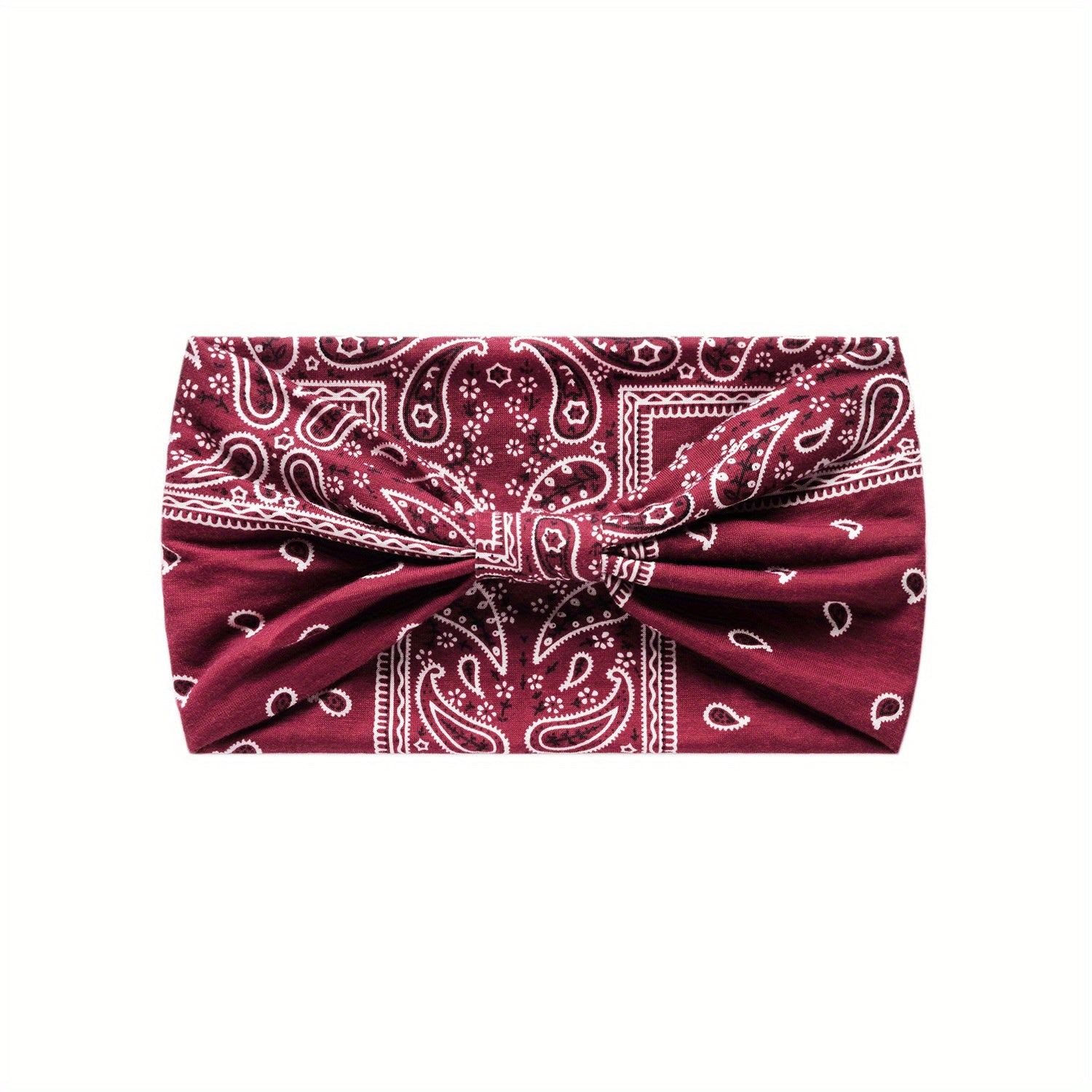 Leopard Print Paisley Pattern Headband Seamless Sports Headband