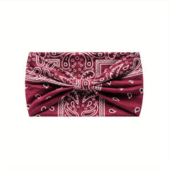 Leopard Print Paisley Pattern Headband Seamless Sports Headband