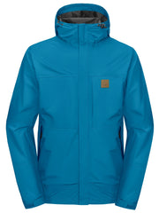 Men's Lightweight Hooded Waterproof Jacket for Outdoor Activities