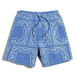 Men's Floral Beach Shorts for Summer