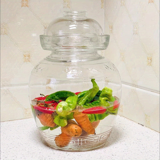 2500ml Glass Pickle Jar with Lid for Fermentation