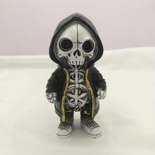 Halloween Skeleton Dwarf Statue Resin Ornaments Interesting Holiday Decorations