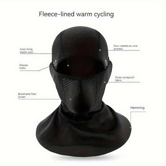 Ice Silk Balaclava Summer Hood Full Face Cover Mask Cap Hat with Brim
