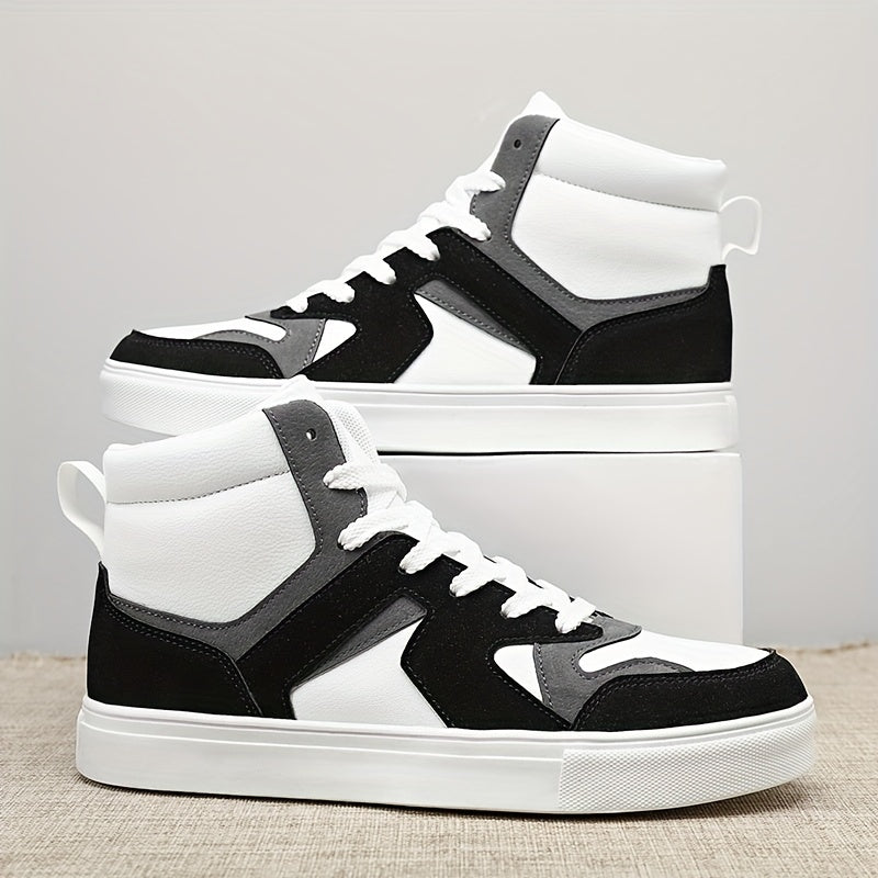 Men's High Top Lace Up Stylish Sneakers
