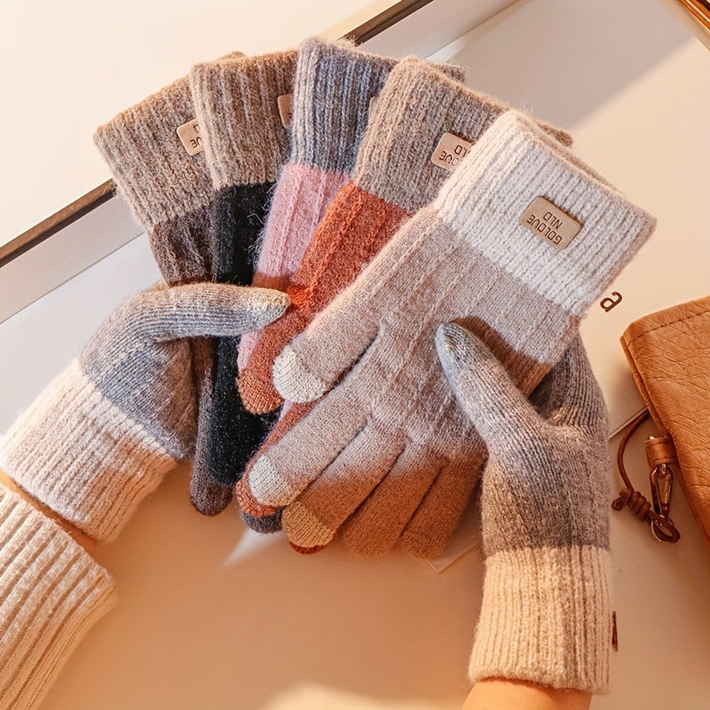 Winter Touch Screen Knitted Gloves for Women and Men